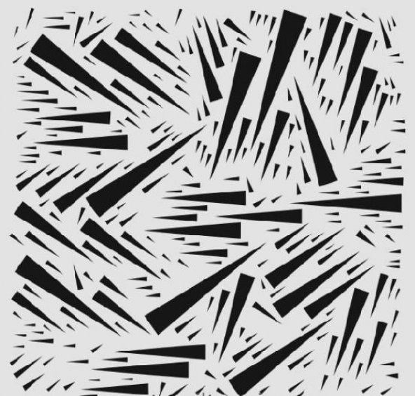 Geometrik Desenler Stencil Şablon (25x25) GE-068 ürün görseli 1