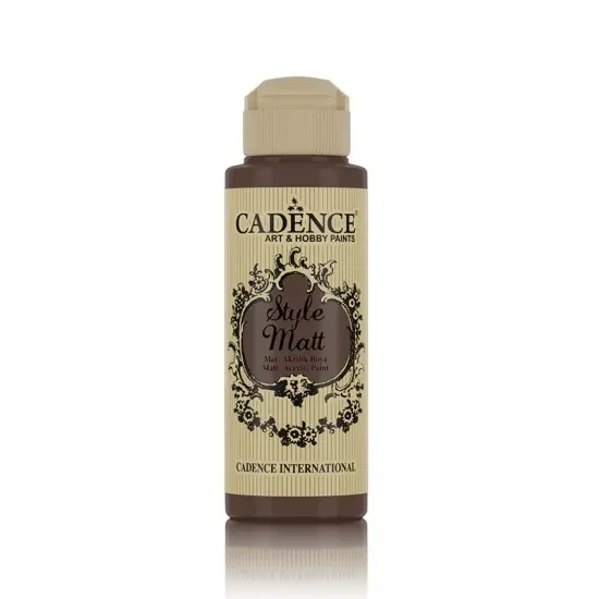 Cadence Style Matt Akrilik Boya S9039 Koyu Kahve 120ml ürün görseli 1