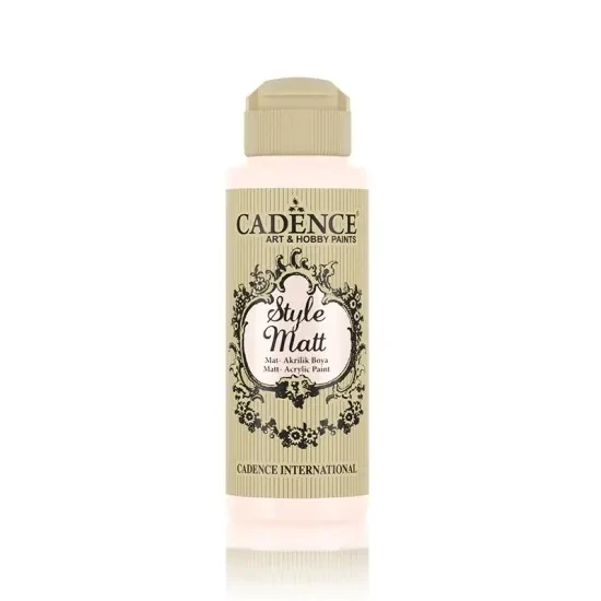 Cadence Style Matt Akrilik Boya S9017 Pastel Pembe 120ml ürün görseli 1