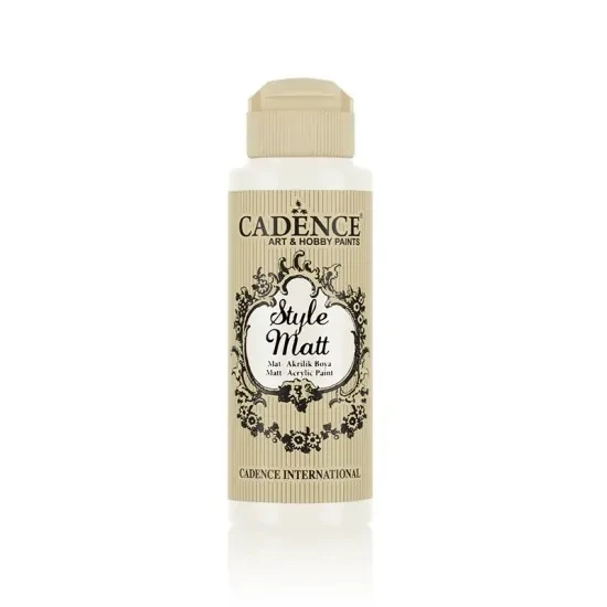 Cadence Style Matt Akrilik Boya S9002 Sıcak Beyaz 120ml ürün görseli 1