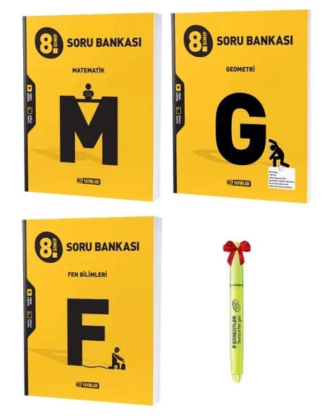 LGS 8.Sınıf Matematik Geometri ve Fen Bilimleri Soru Bankası ürün görseli 1