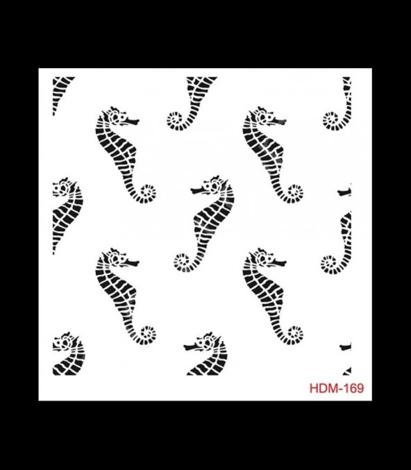 HDM169 Cadence Home Dekor Stencil 25x25 ürün görseli 1