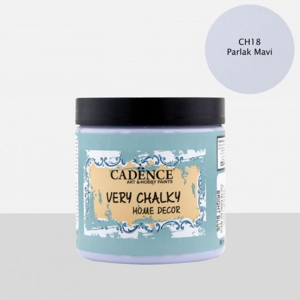 CH18 Parlak Mavi - 500ML Cadence Very Chalky Home Decor ürün görseli 1