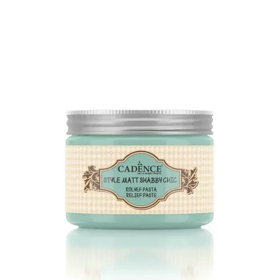 Cadence Shabby Chic Renkli Rölyef Pasta SR11 Açık Nane Yeşili 150ml ürün görseli 1