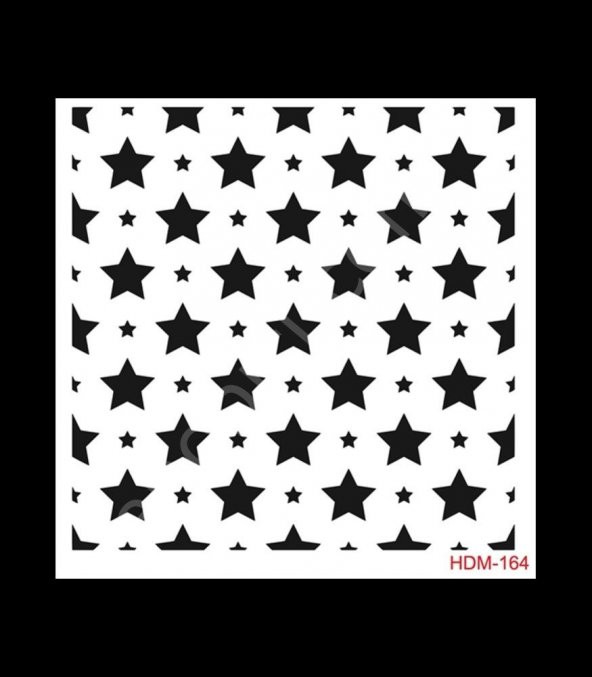 HDM164 Cadence Home Dekor Stencil 25x25 ürün görseli 1