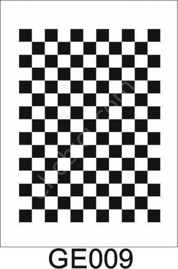 Geometrik Desenler Stencil Şablon (21x30) GE-009 ürün görseli 1