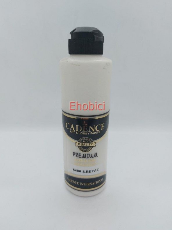 Cadence Akrilik Boya 250ML 6490 S.Beyaz Ahşap Boyası ürün görseli 1