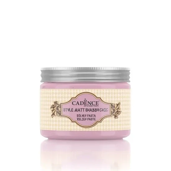 Cadence Shabby Chic Renkli Rölyef Pasta SR08 Bebek Pembe 150ml ürün görseli 1