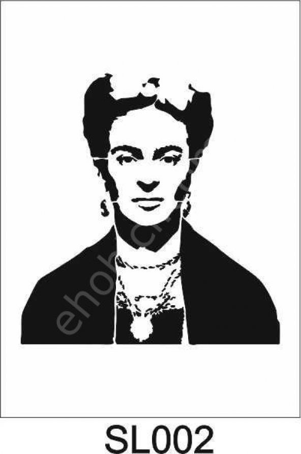 Siluet Desenler Stencil Şablon (25x25) SL-002 ürün görseli 1