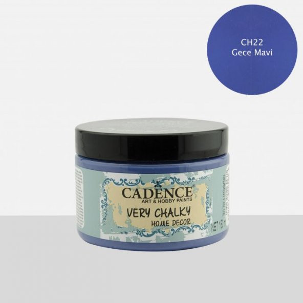 CH22 Gece Mavi - 150ML Cadence Very Chalky Home Decor ürün görseli 1