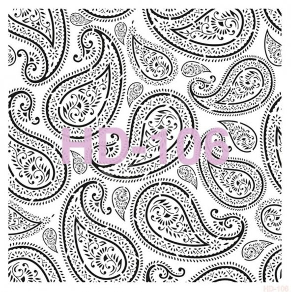HD106 Cadence Home Dekor Stencil 45x45 ürün görseli 1