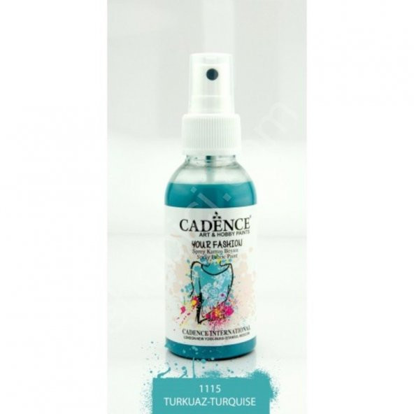 Cadence Your Fashion Sprey Kumaş Boyası - 1115 Turkuaz ürün görseli 1