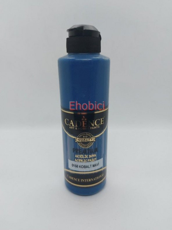 Cadence Akrilik Boya 250ML 0158 Kobalt Mavi Ahşap Boyası ürün görseli 1
