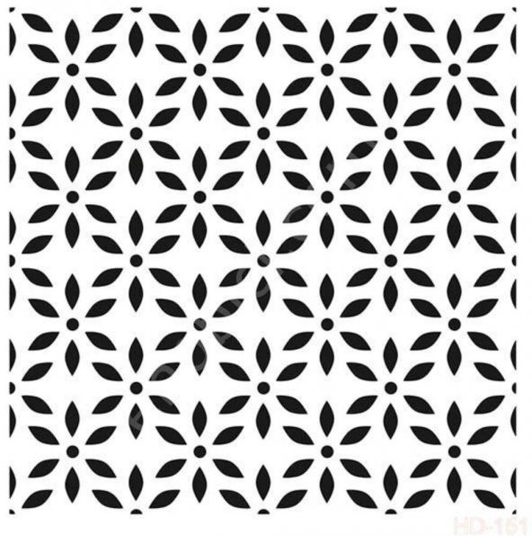 HD151 Cadence Home Dekor Stencil 45x45 ürün görseli 1
