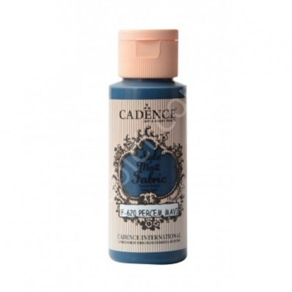 Cadence Style Mat Kumaş Boyası - 620 Perçem Mavi 59ml ürün görseli 1