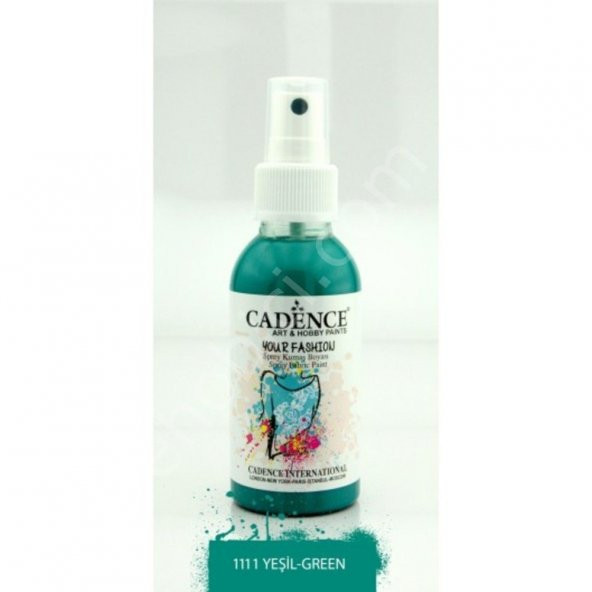 Cadence Your Fashion Sprey Kumaş Boyası - 1111 Yeşil ürün görseli 1