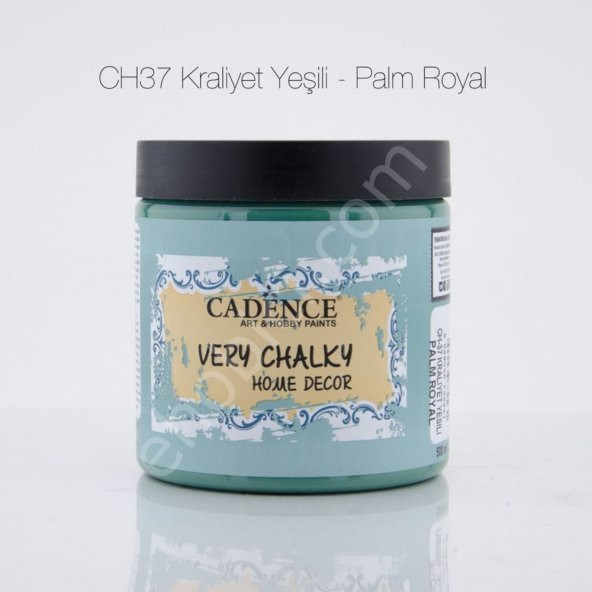 CH37 Kraliyet Yeşili - 500ML Cadence Very Chalky Home Decor ürün görseli 1