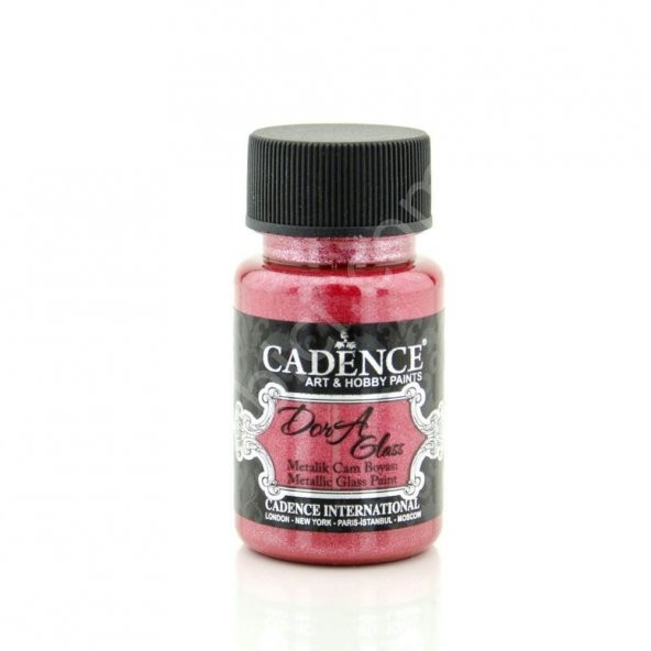 Cadence Dora Glass Cam ve Porselen Boyası - 3133 Kırmızı ürün görseli 1