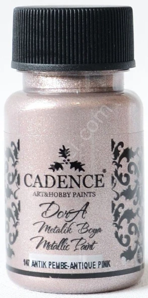 Cadence Dora Metalik Boya 147 Antik Pembe 50ML ürün görseli 1