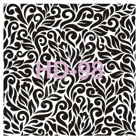 HD98 Cadence Home Dekor Stencil 45x45 - Resim 2
