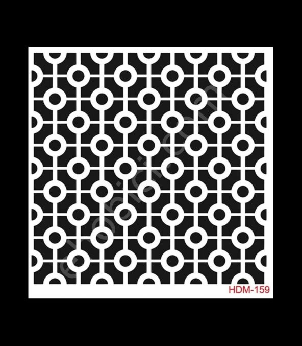 HDM159 Cadence Home Dekor Stencil 25x25 ürün görseli 1