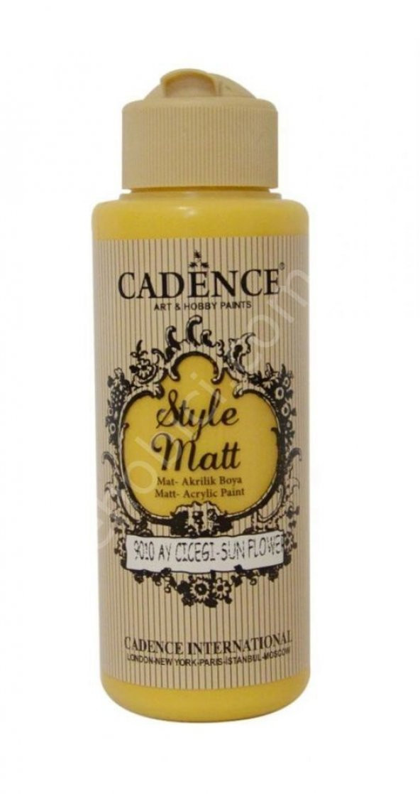 Cadence Style Matt Akrilik Boya S9010 Ayçiçeği 120ml ürün görseli 1
