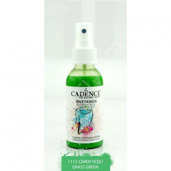 Cadence Your Fashion Sprey Kumaş Boyası - 1112 Çimen Yeşili ürün görseli 1