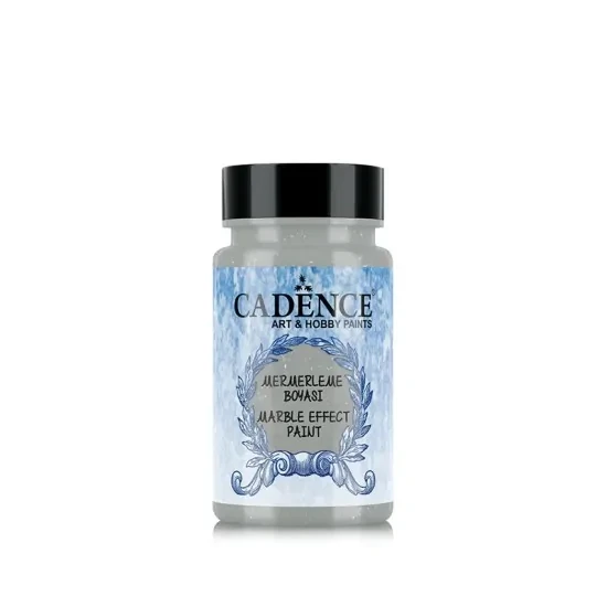 Cadence Marble Efect Metalik Mermerleme Boyası Gümüş ürün görseli 1