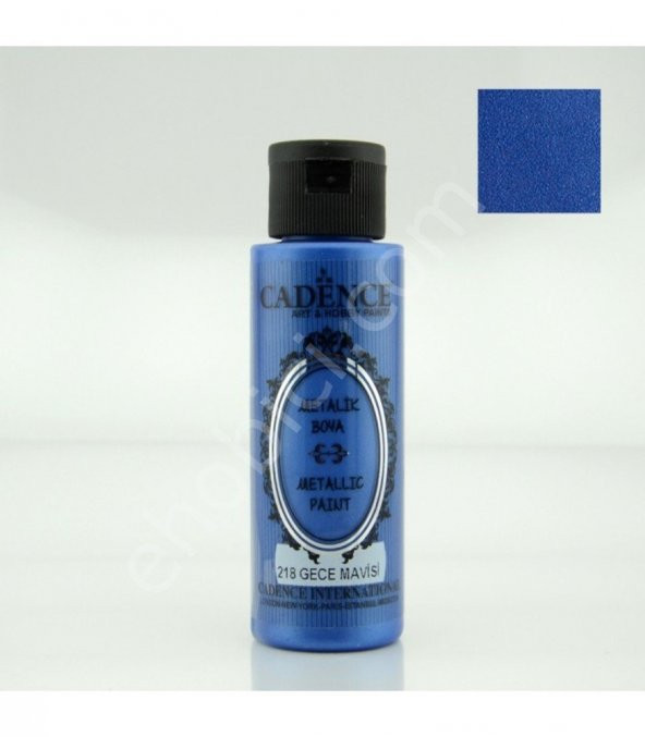 Cadence Metalik Boya - 218 Gece Mavisi 70ML ürün görseli 1