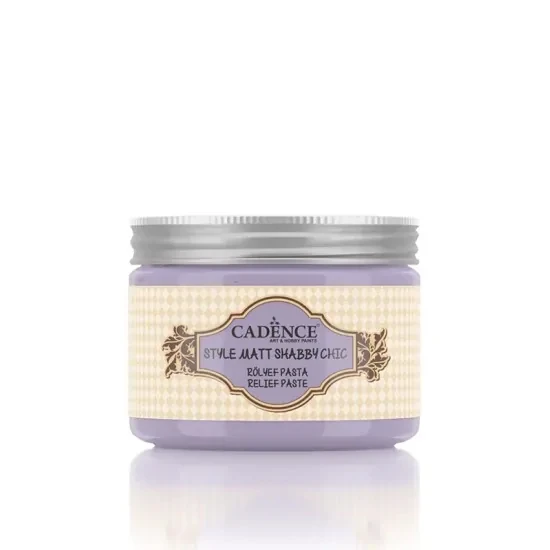 Cadence Shabby Chic Renkli Rölyef Pasta SR09 Lavanta 150ml ürün görseli 1