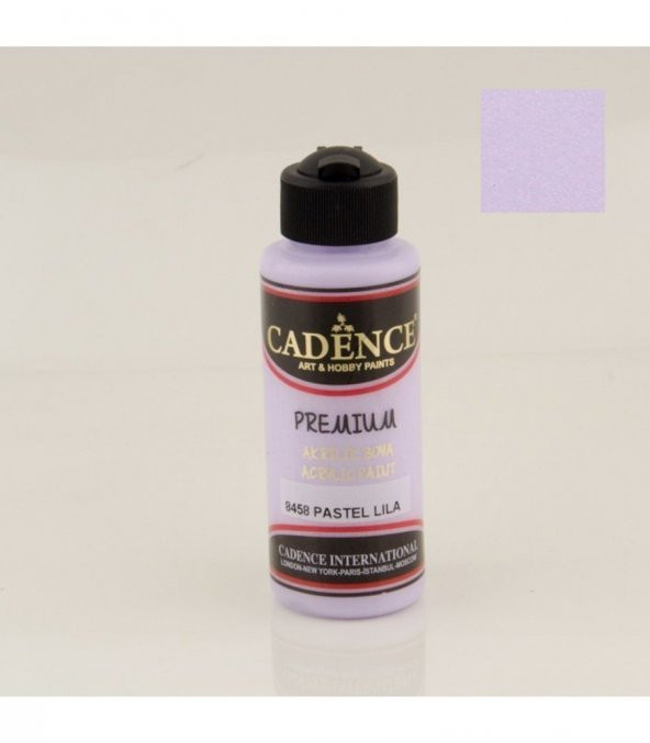 Cadence Akrilik Boya 8458 Pastel Lila Ahşap Boyası 120ML ürün görseli 1