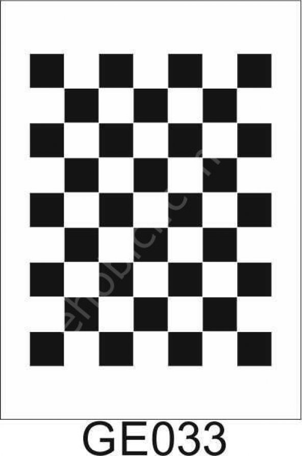 Geometrik Desenler Stencil Şablon (21x30) GE-033 ürün görseli 1