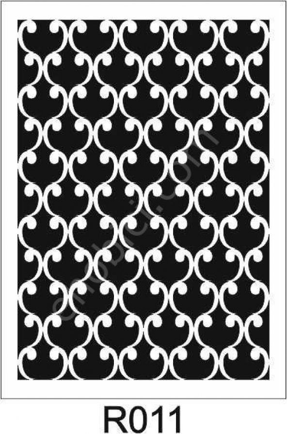 Ardışık Desen Stencil Şablon (21x30) R-011 ürün görseli 1