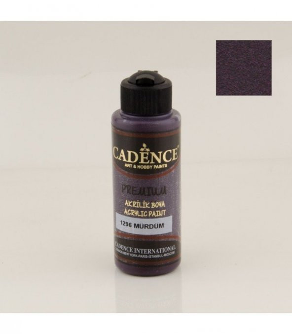 Cadence Akrilik Boya 1296 Mürdüm Ahşap Boyası 120ML ürün görseli 1