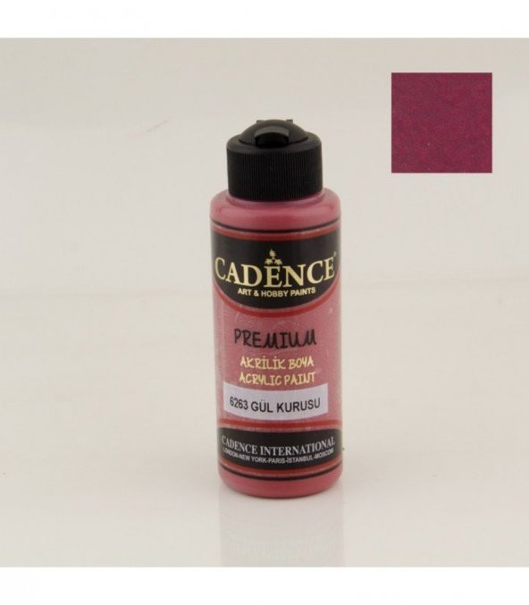 Cadence Akrilik Boya 6263 Gül Kurusu Ahşap Boyası 120ML ürün görseli 1