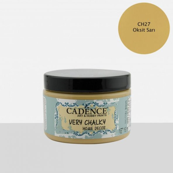 CH27 Oksit Sarı - 150ML Cadence Very Chalky Home Decor ürün görseli 1