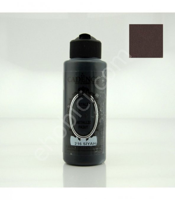 Cadence Metalik Boya - 216 Siyah 120ML ürün görseli 1