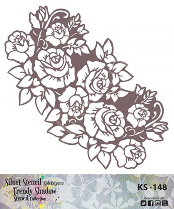 Cadence KS148 Silüet Stencil - Resim 2