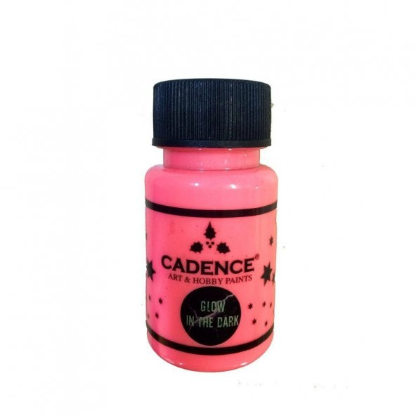 Cadence Gece Parlayan Boya - 579 Pembe - Glow in Dark 50ml ürün görseli 1