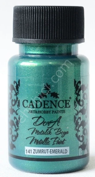 Cadence Dora Metalik Boya 141 Zümrüt Yeşili 50ML ürün görseli 1