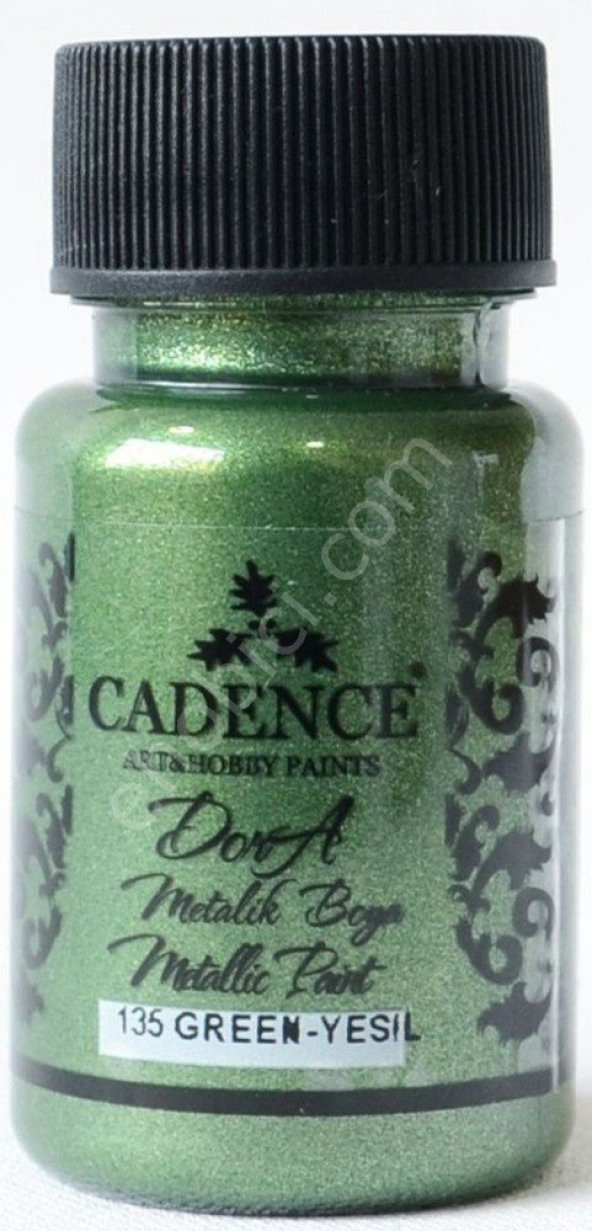 Cadence Dora Metalik Boya 135 Dora Yeşil 50ML ürün görseli 1