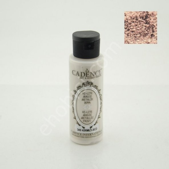 Cadence Hi-Lite Magic Metalik Boya 70ml Kırmızı 349 ürün görseli 1