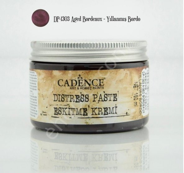 Cadence Eskitme Kremi DP1303 Yıllanmış Bordo 150ml ürün görseli 1