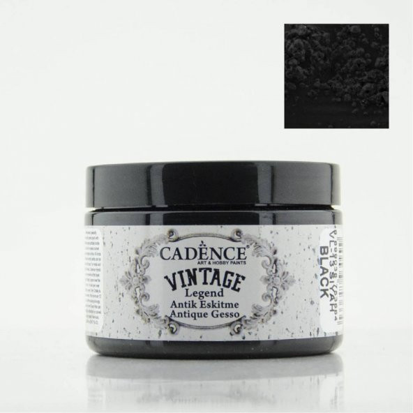 Cadence Vintage Legend Antik Eskitme Siyah VL-13 ürün görseli 1