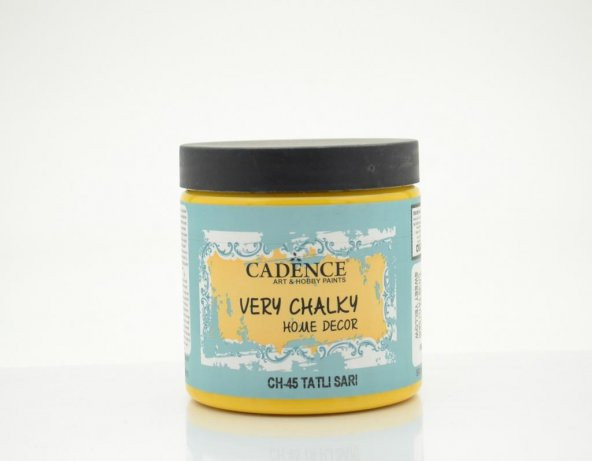CH45 Tatlı Sarı - 500ML Cadence Very Chalky Home Decor ürün görseli 1