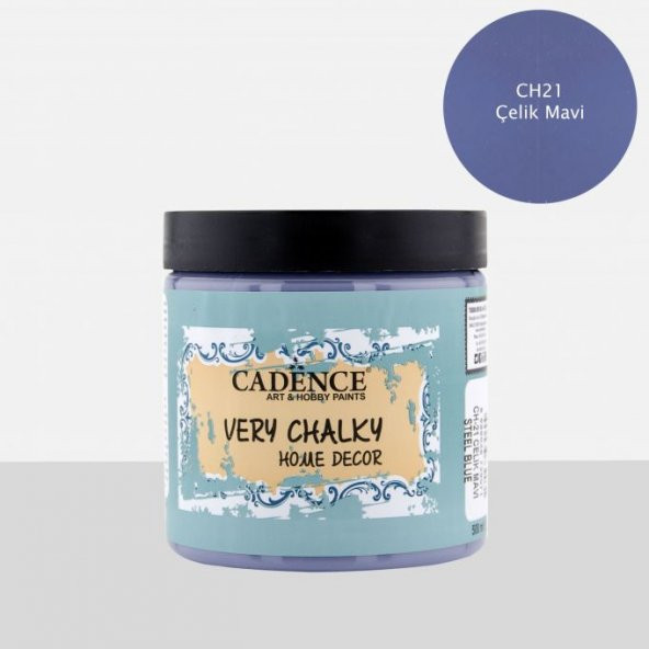 CH21 Çelik Mavi - 500ML Cadence Very Chalky Home Decor ürün görseli 1