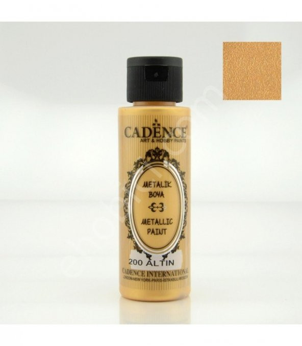 Cadence Metalik Boya - 200 Altın 70ML ürün görseli 1
