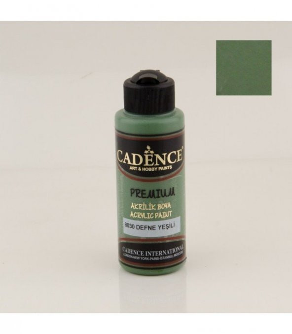 Cadence Akrilik Boya 8030 Defne Yeşili Ahşap Boyası 120ML ürün görseli 1