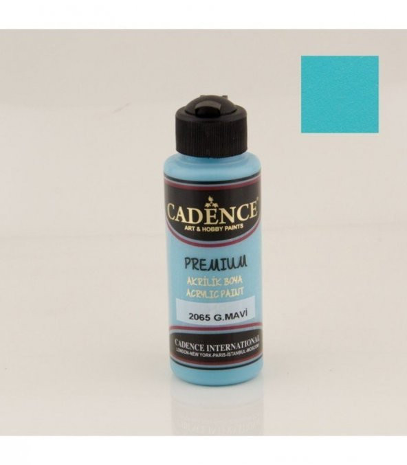 Cadence Akrilik Boya 2065 G.Mavi Ahşap Boyası 120ML ürün görseli 1