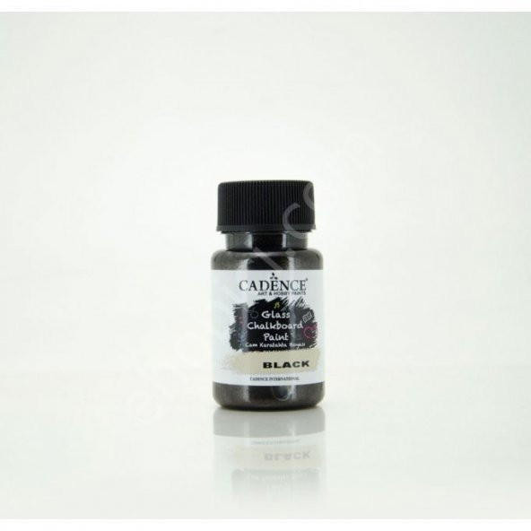 Cadence Cam Kara Tahta Boyası - Siyah 50ml ürün görseli 1